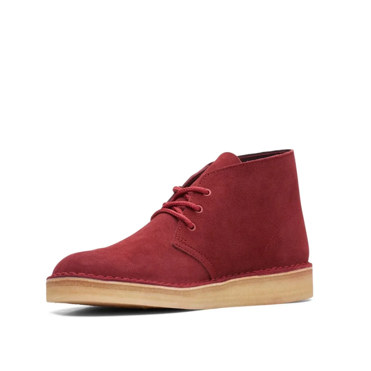 Q7127 Bota Hombre Clarks Originals Desert Cup Gamuza Roja - Imagen 2