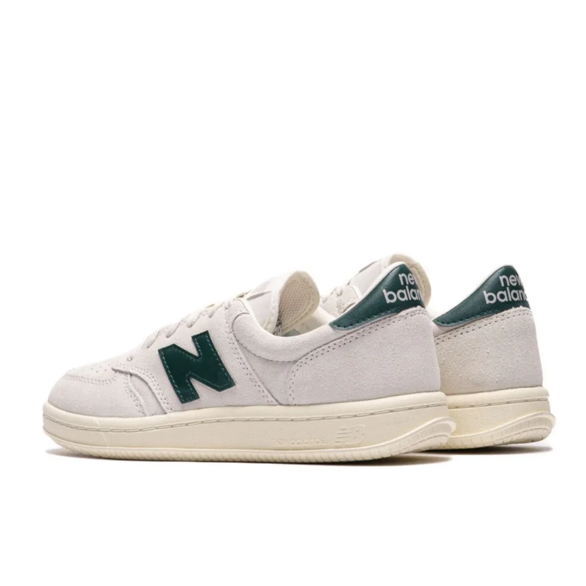 Q7471 Tenis Hombre New Balance T500 Blanco Verde - Imagen 3