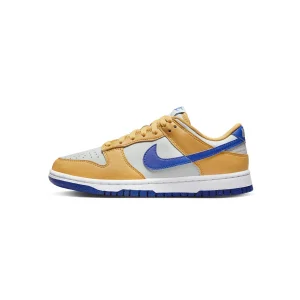 Q7404 Nike Dunk Low Next Nature Wheat Gold Royal