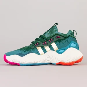 Q7651 adidas Trae Young 3 Basketball Dark Green