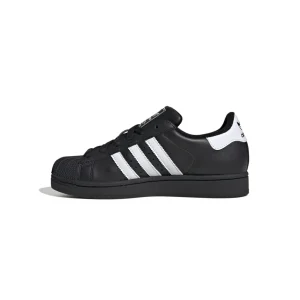 Q7484 Tenis Mujer Adidas Superstar II Black and White